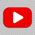 Video Player Button - for stock Royalty Free Stock Photo